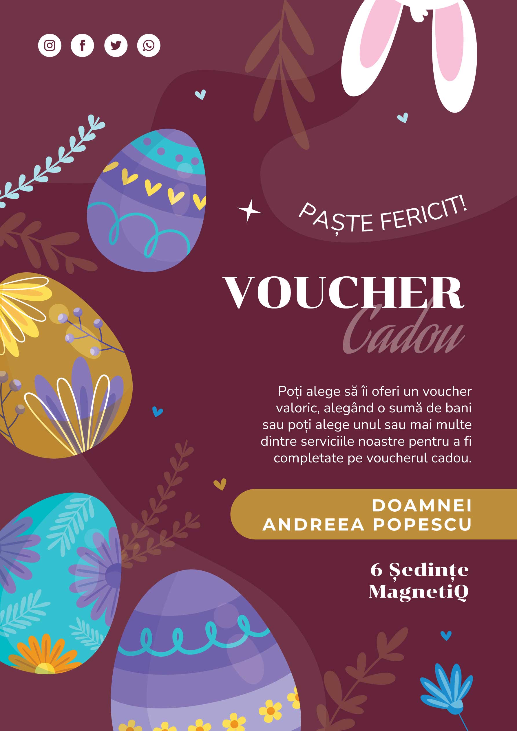 Voucher Cadou 1 Voucher Cadou Pste